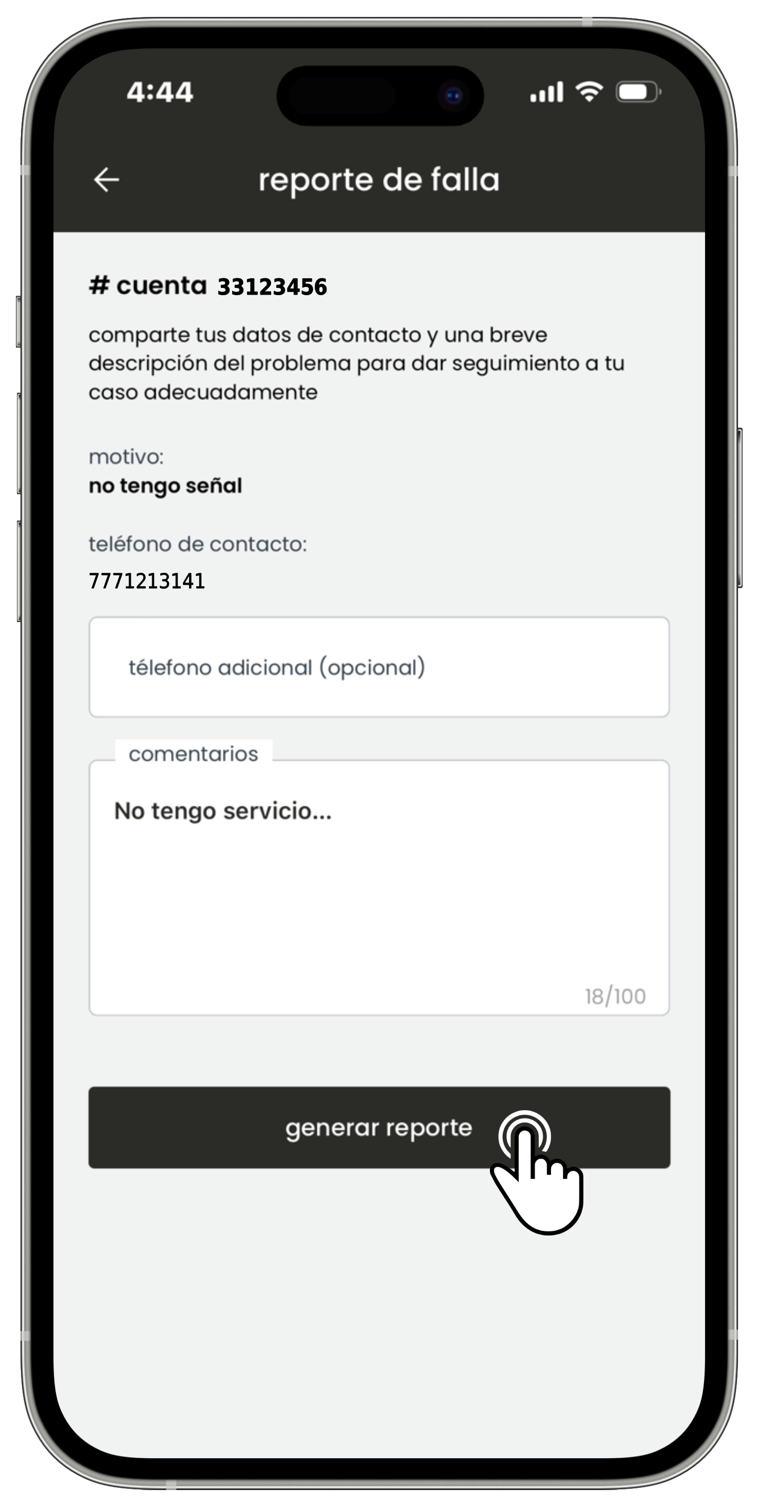 Izzi App - Televisión - Reporte de falla.jpg
