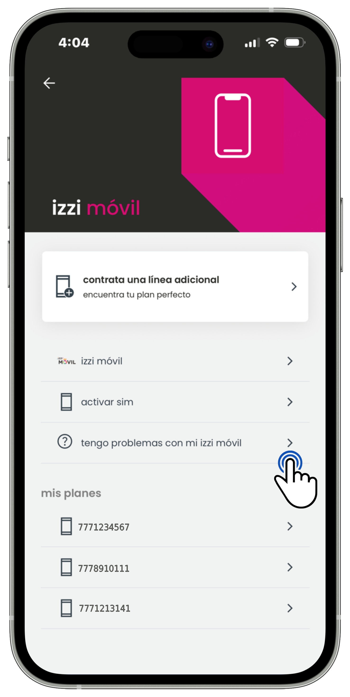 Izzi App - Izzi móvil - Tengo problemas con mi izzi móvil.jpg