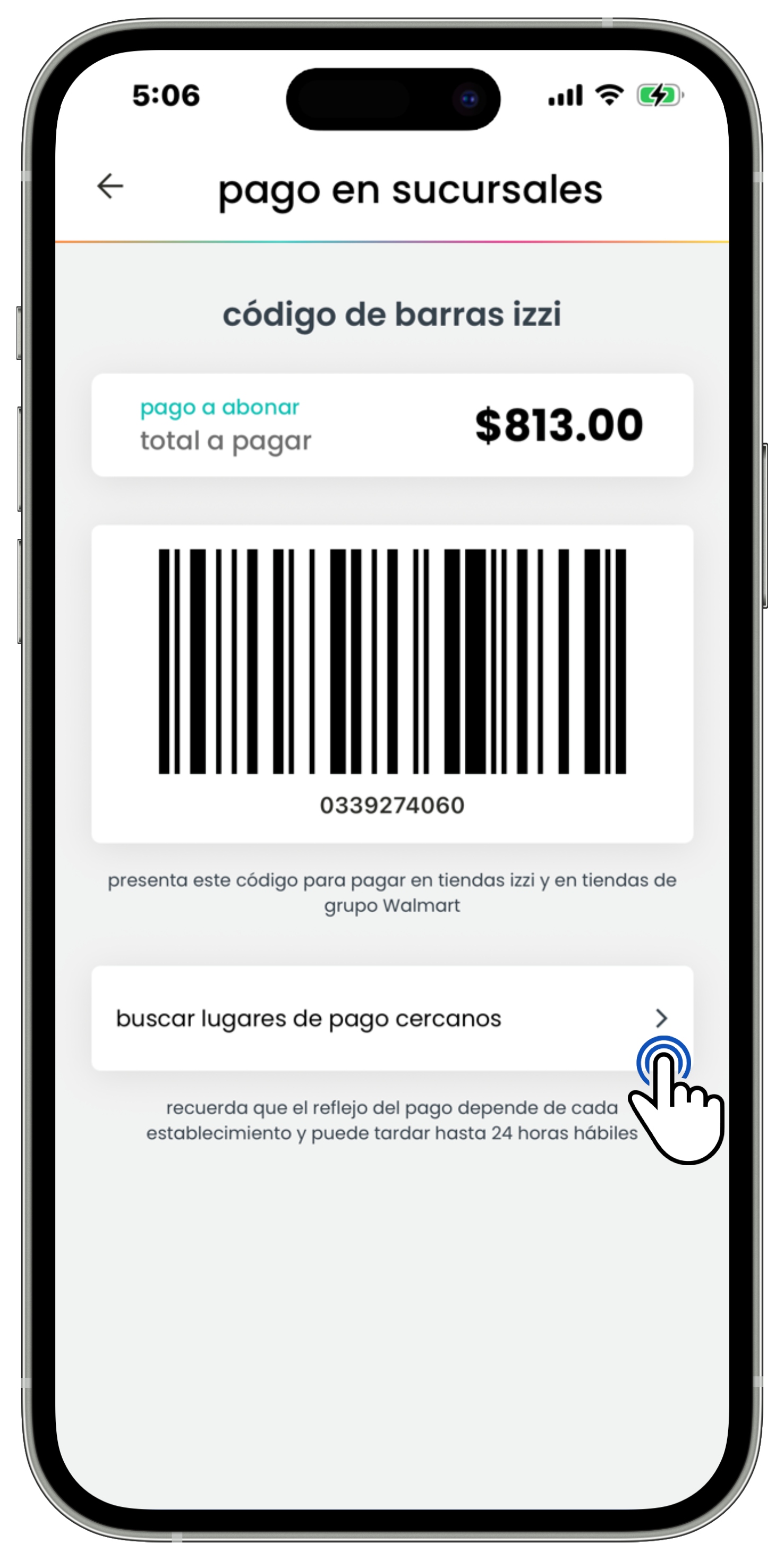 Izzi App - Facturación - Pago en sucursales - Lugares de pago.jpg