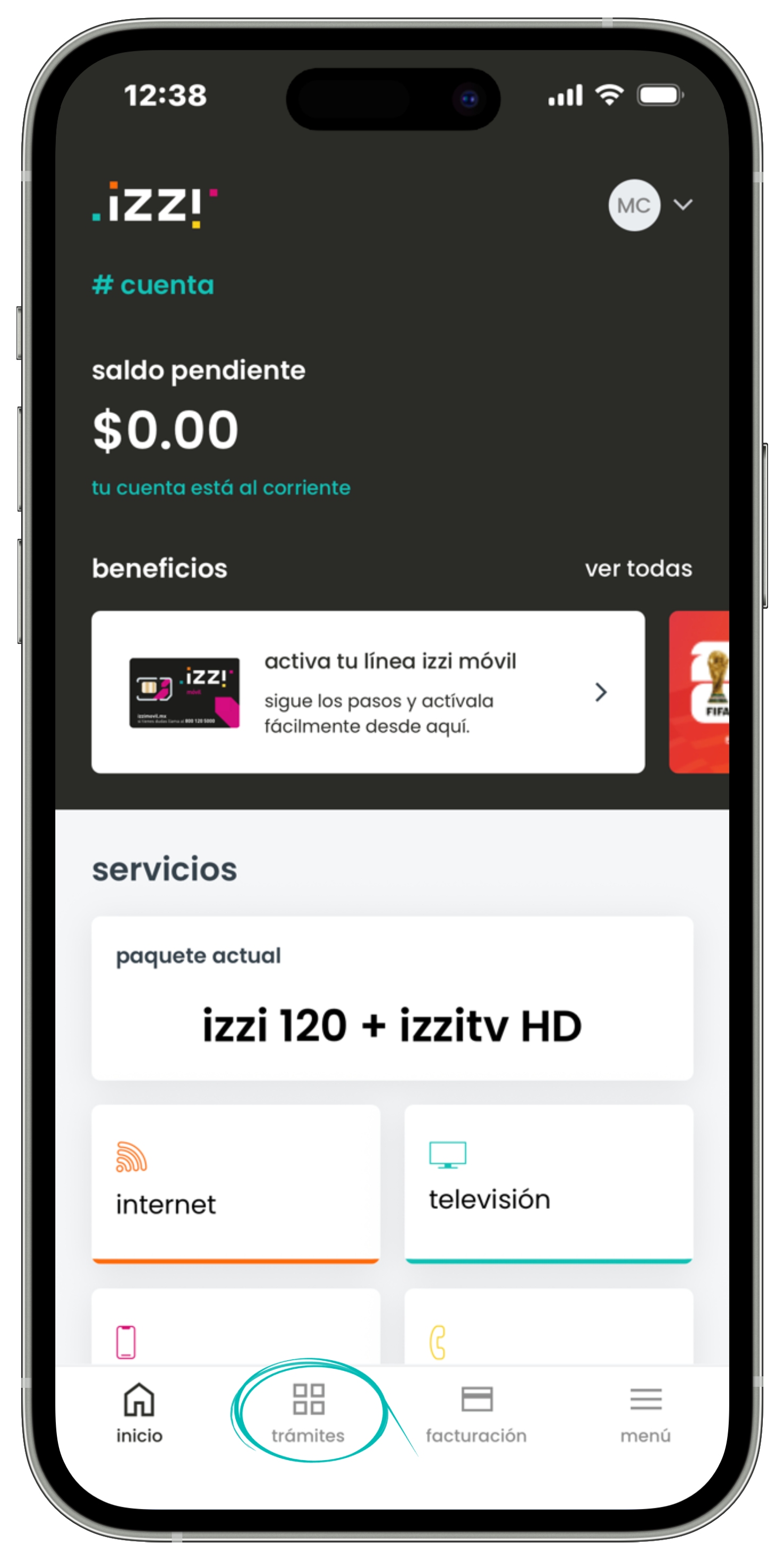 Izzi App - Trámites.jpg