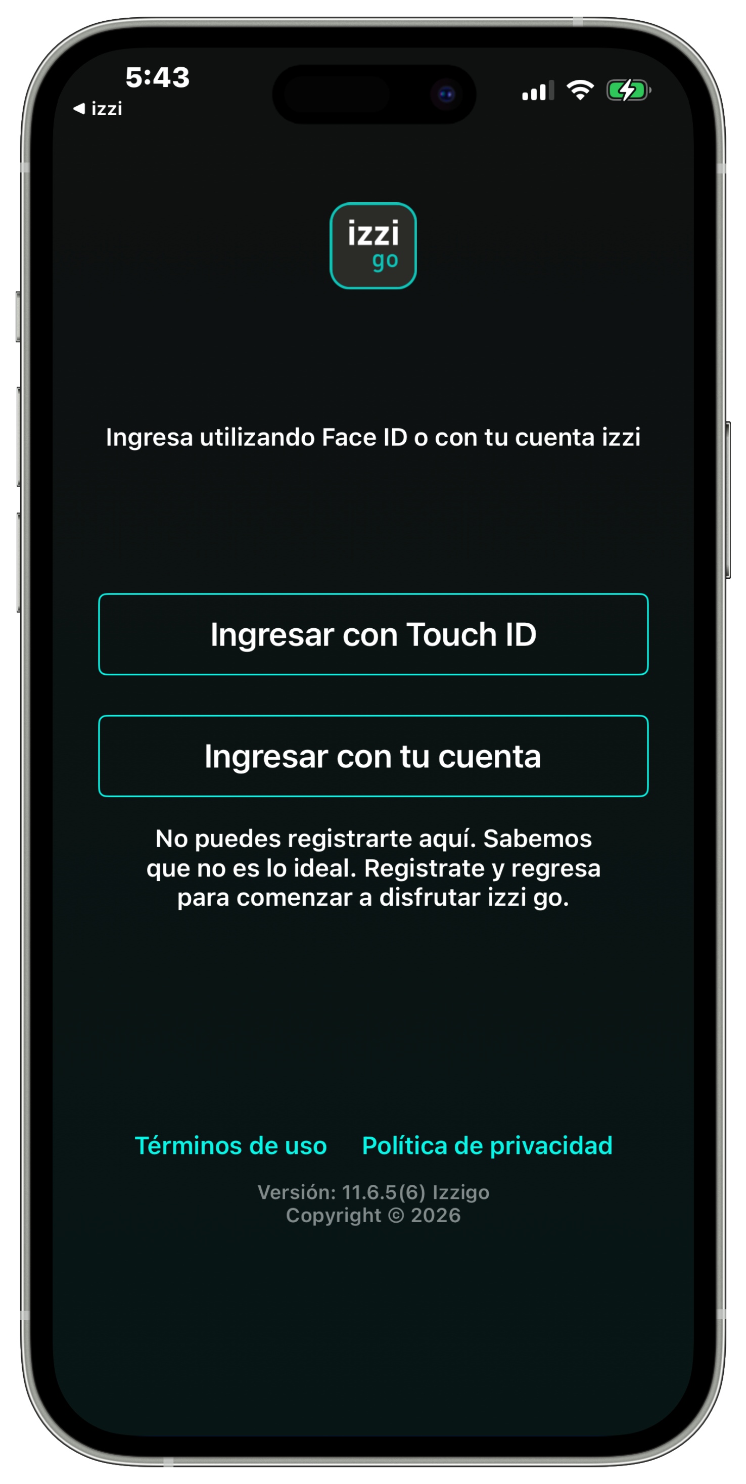 Izzi App - Menú - Izzi go.jpg