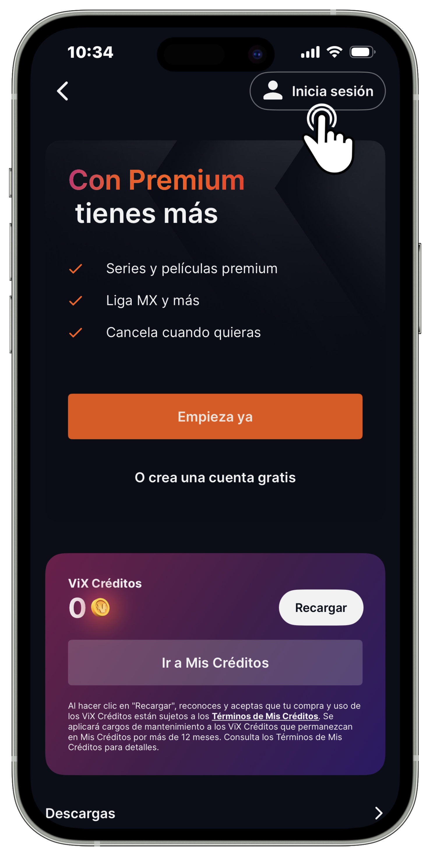 Inicio de sesión ViX 2.jpg