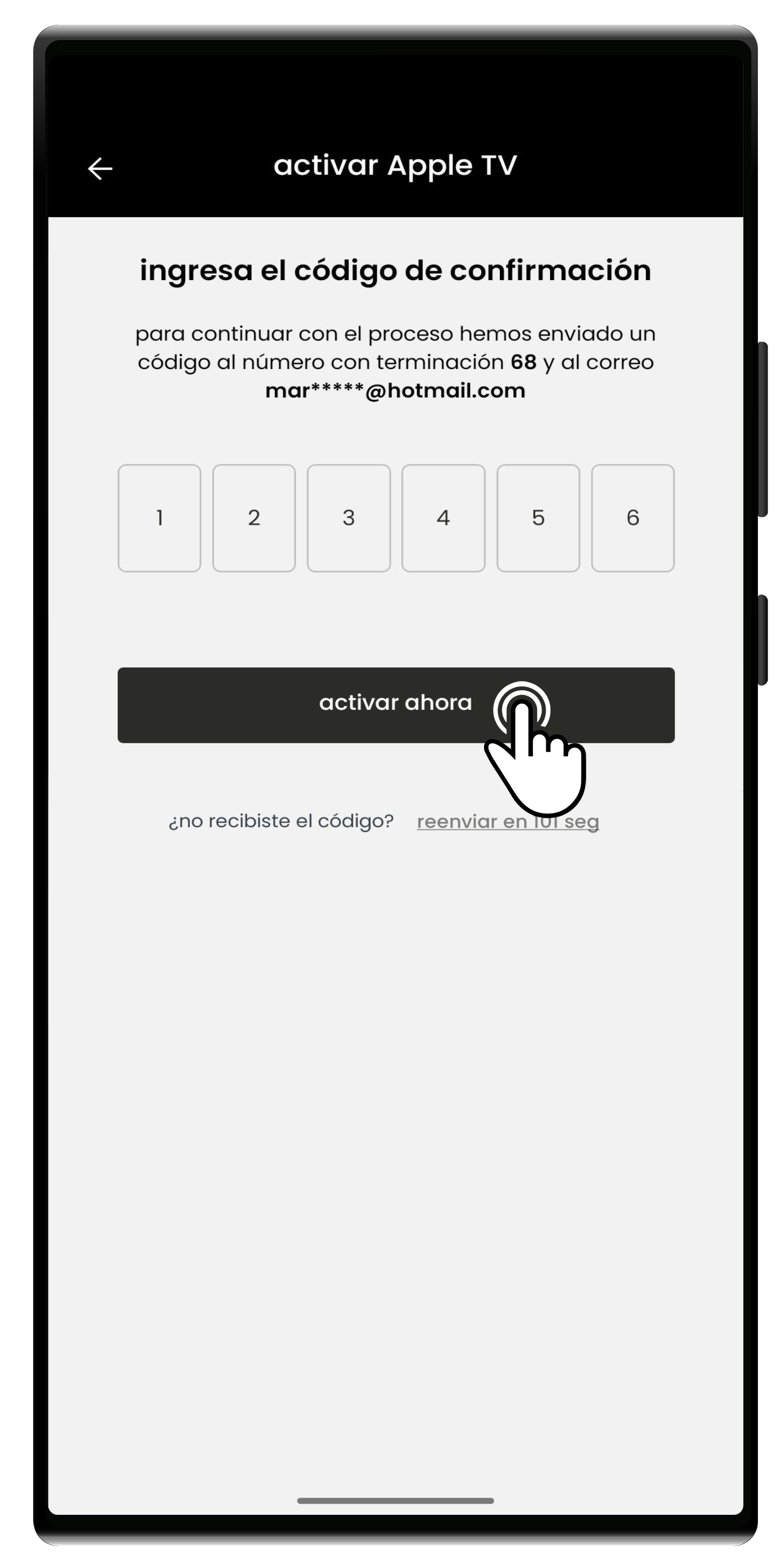 CÓDIGO DE ACTIVACIÓN O CONFIRMACIÓN ANDROID APPLE.jpg