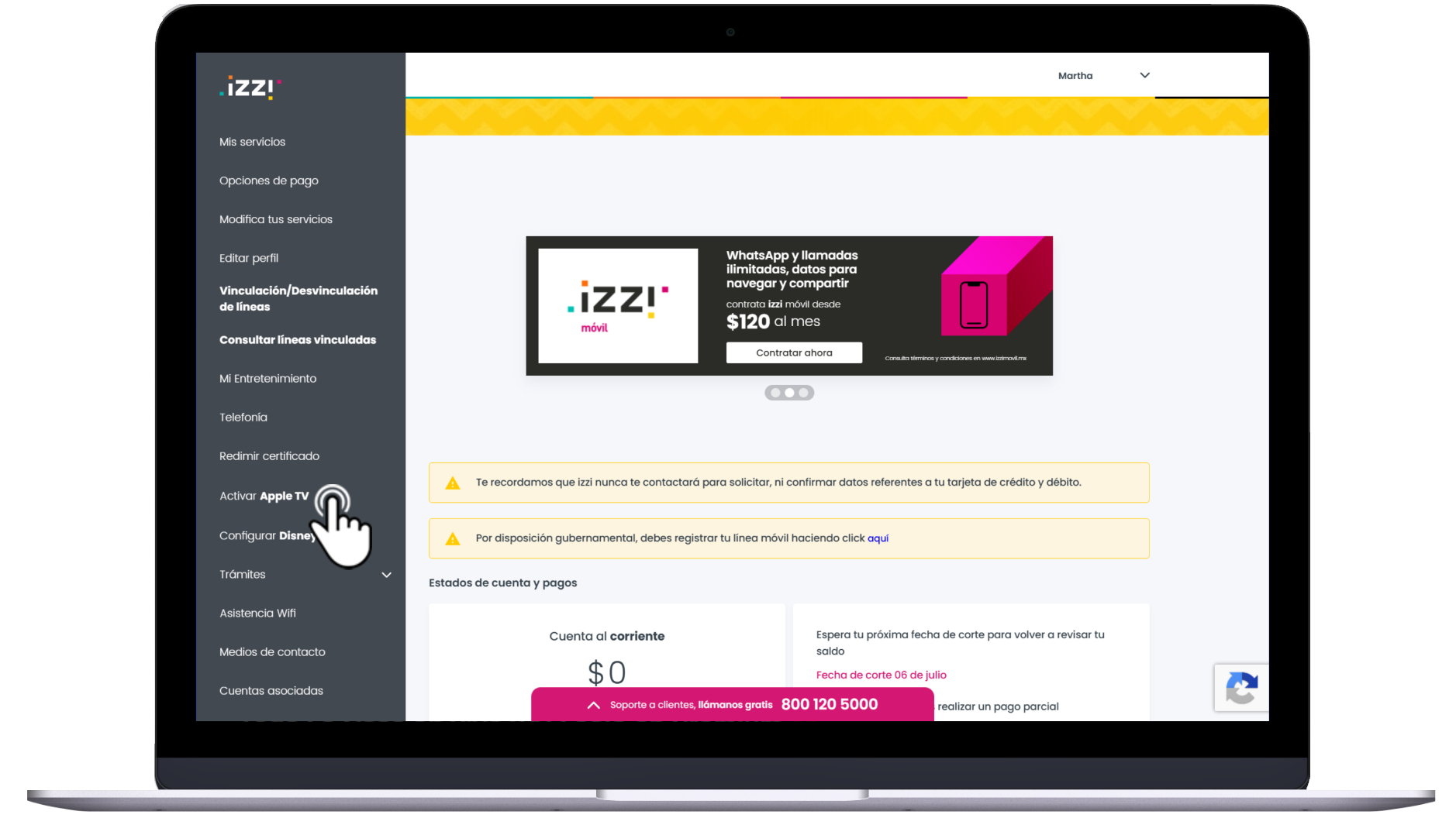 CÓDIGO DE ACTIVACIÓN O CONFIRMACIÓN APPLE IZZI WEB 1.jpg