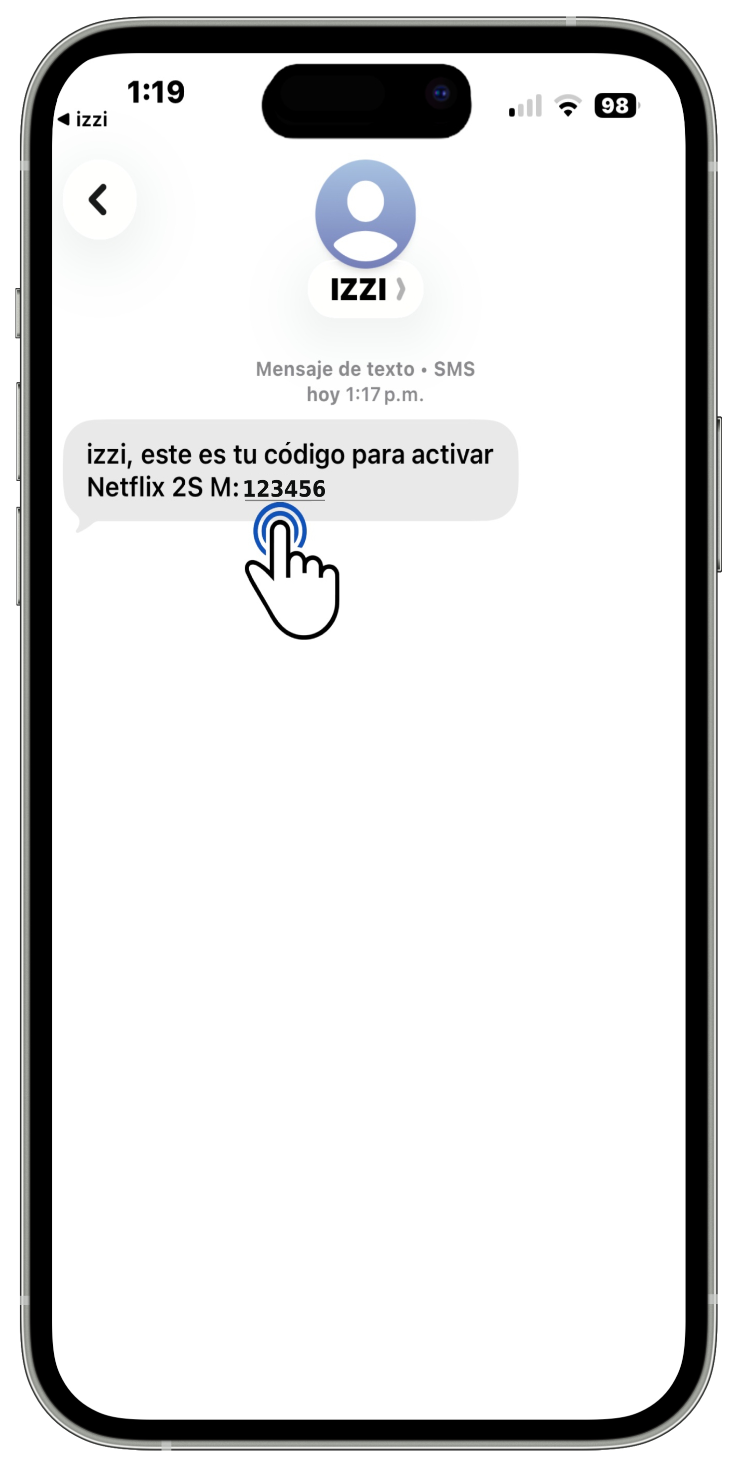 CÓDIGO DE ACTIVACIÓN O CONFIRMACIÓN IPHONE NETFLIX SMS.jpg