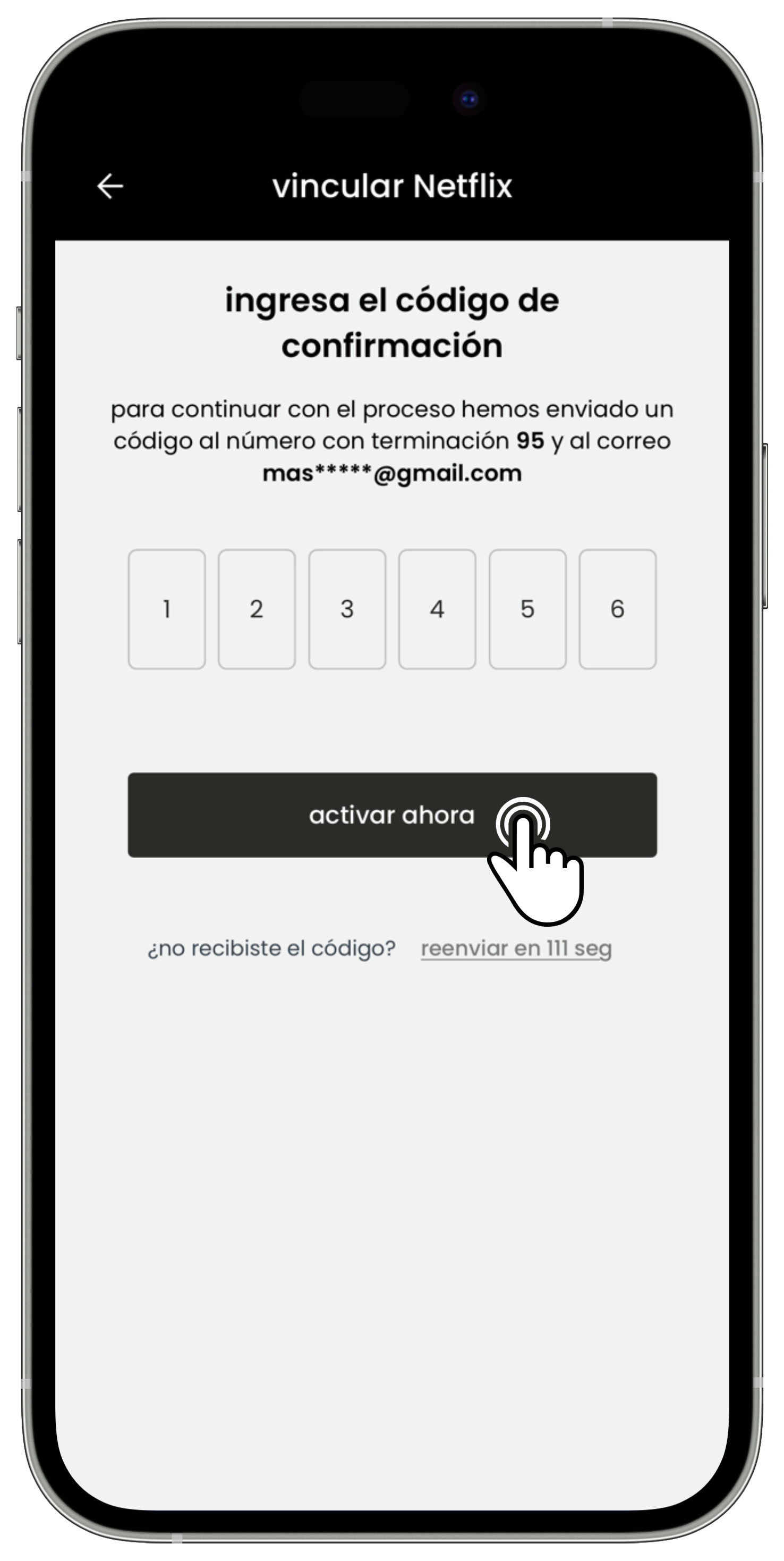 CÓDIGO DE ACTIVACIÓN O CONFIRMACIÓN NETFLIX IPHONE 3.jpg