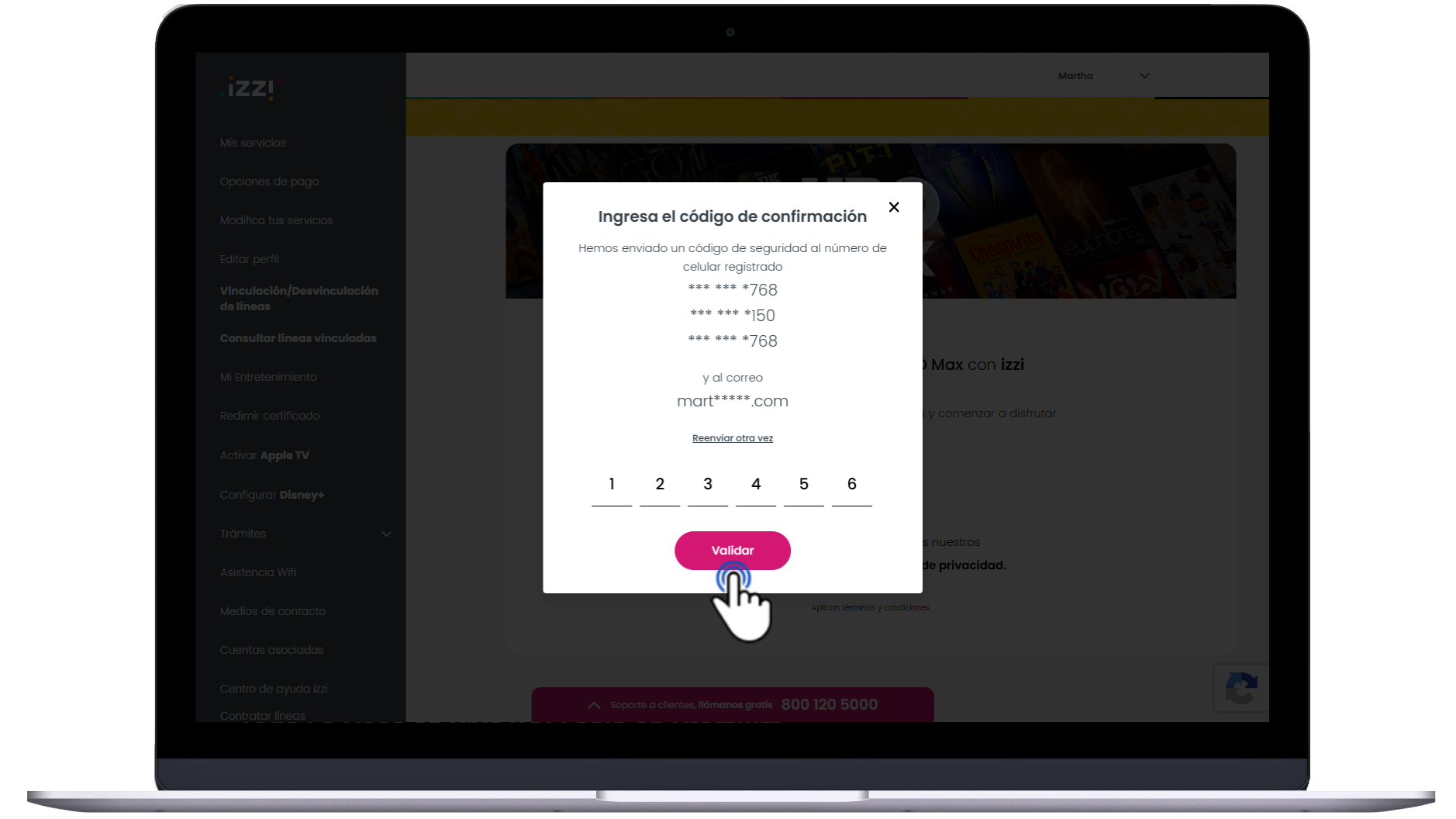 CÓDIGO DE ACTIVACIÓN O CONFIRMACIÓN HBO MAX IZZI WEB 3.jpg