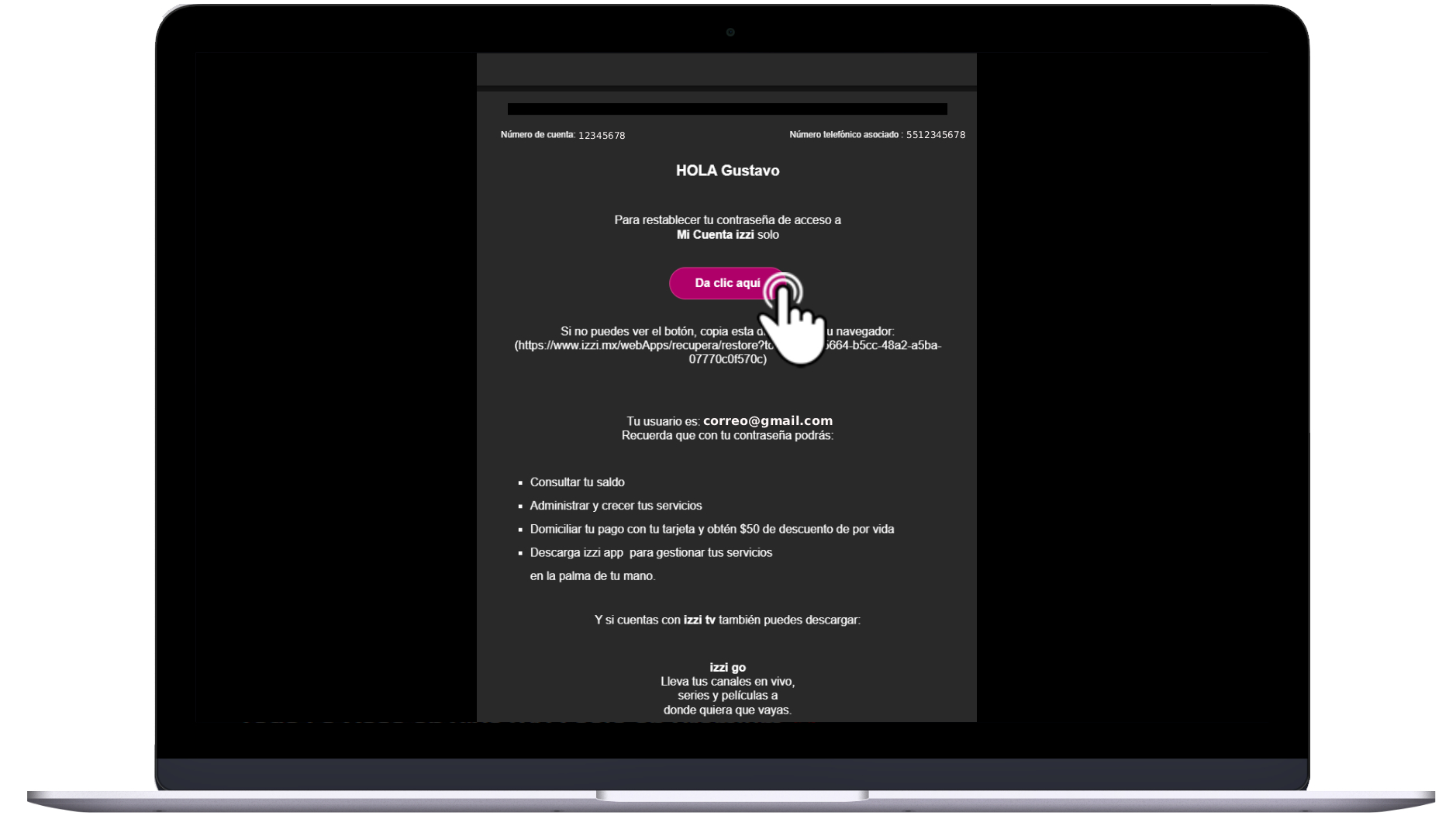 Cambia tu contraseña del portal izzi.mx 2.jpg