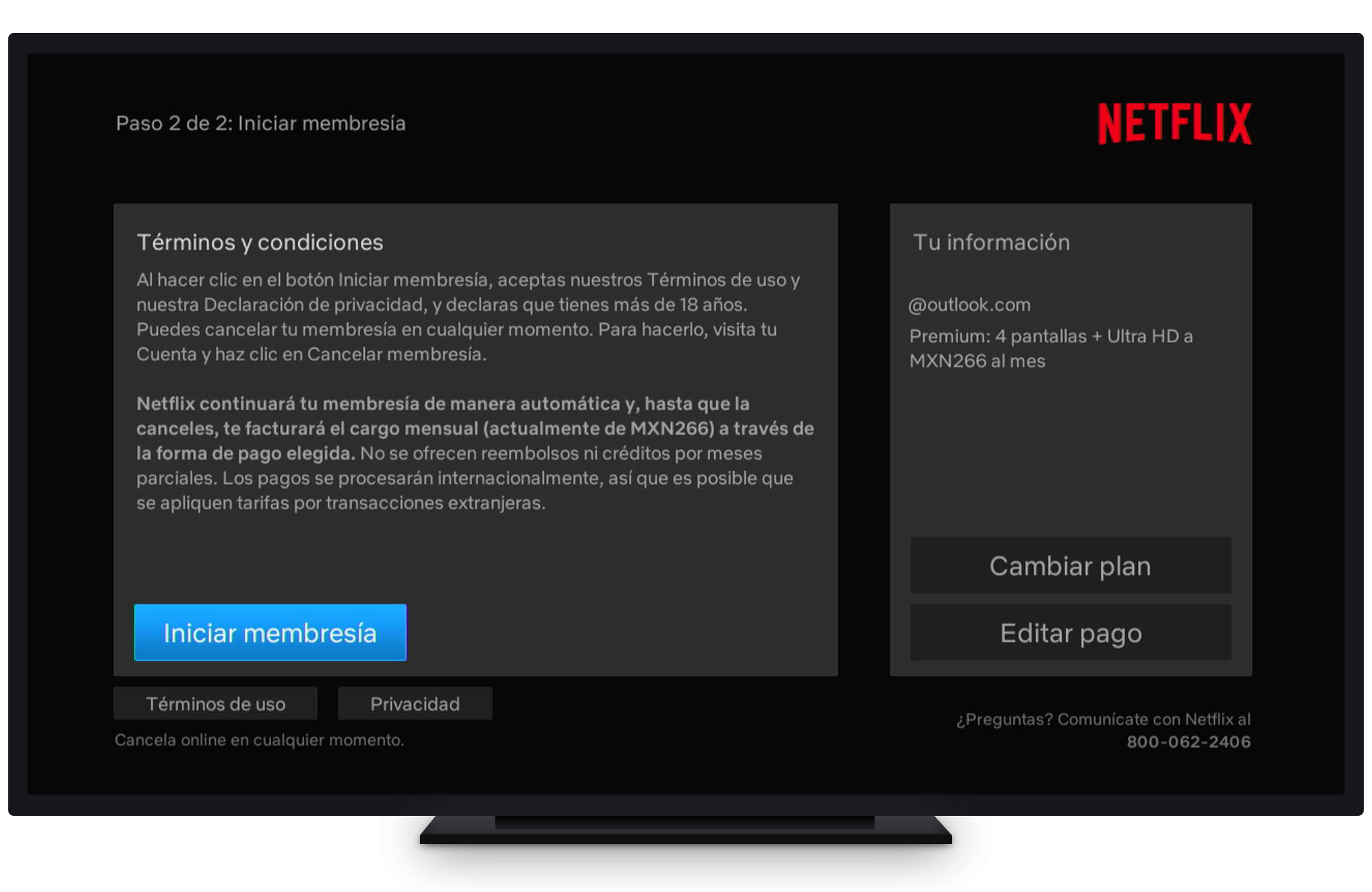 Cómo cancelar tu suscripción a Netflix