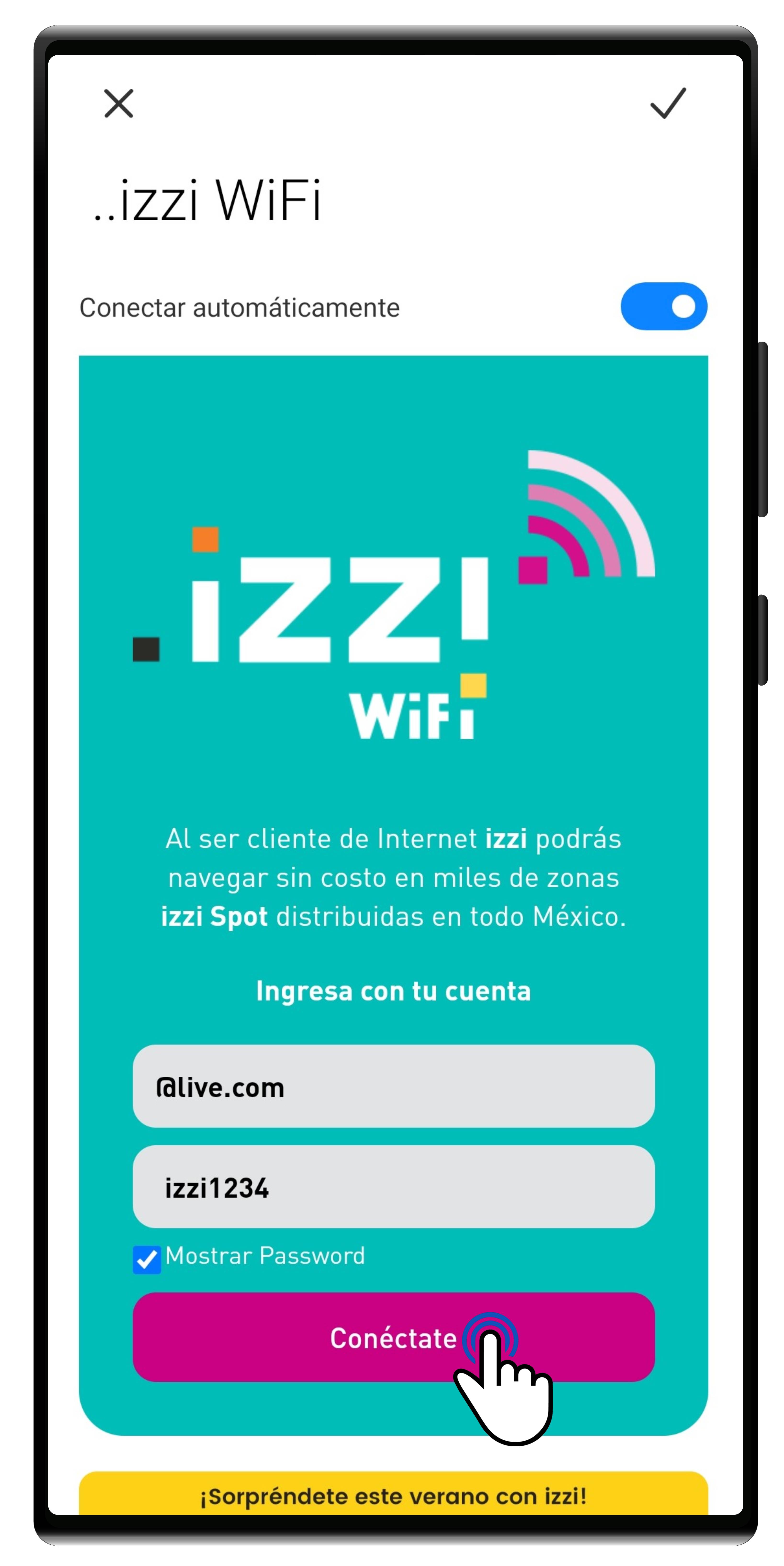 Conectate a izzi WiFi Ayuda izzi