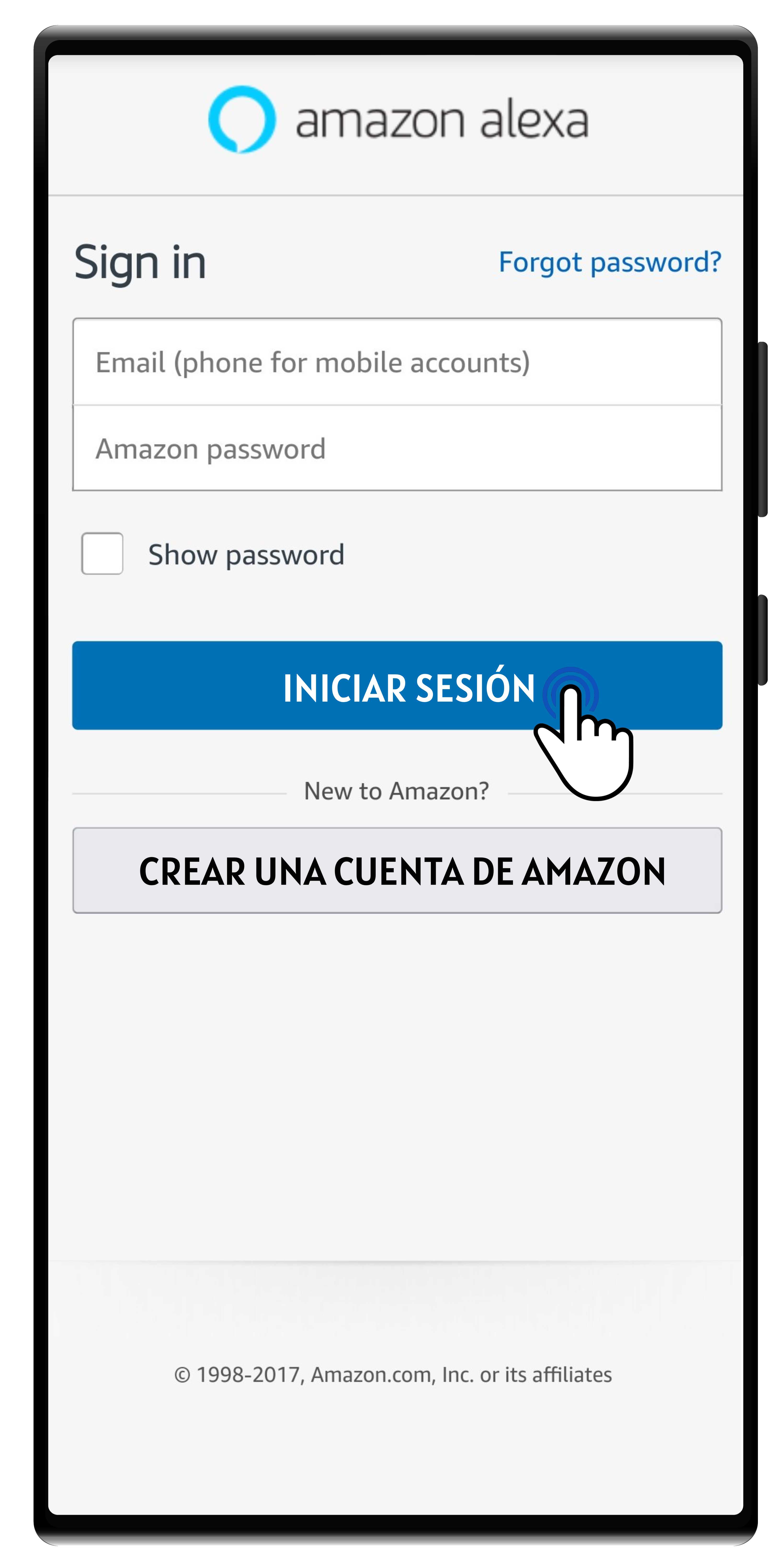 Aplicacion para configurar discount alexa