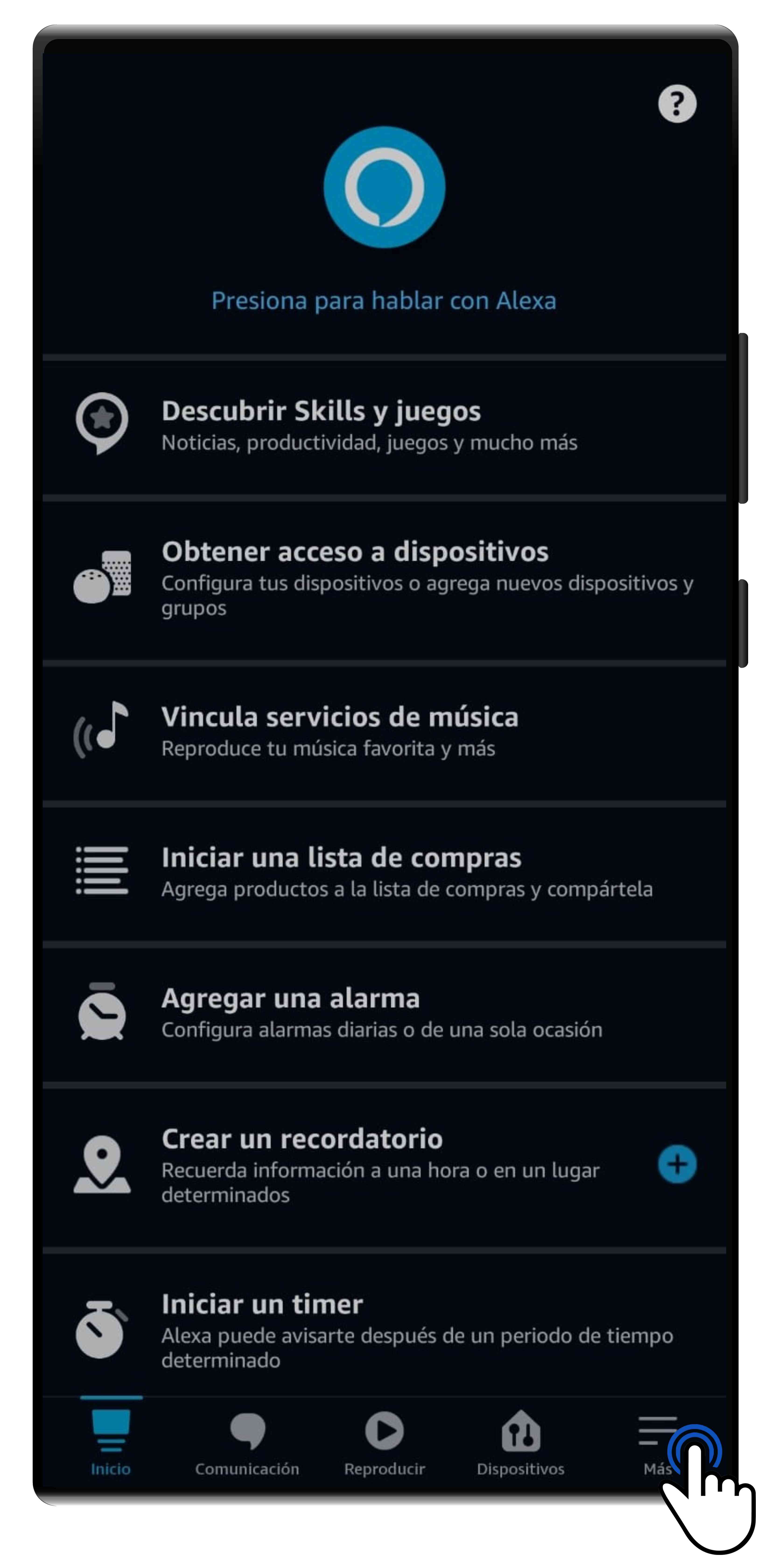 Configuracion discount de alexa