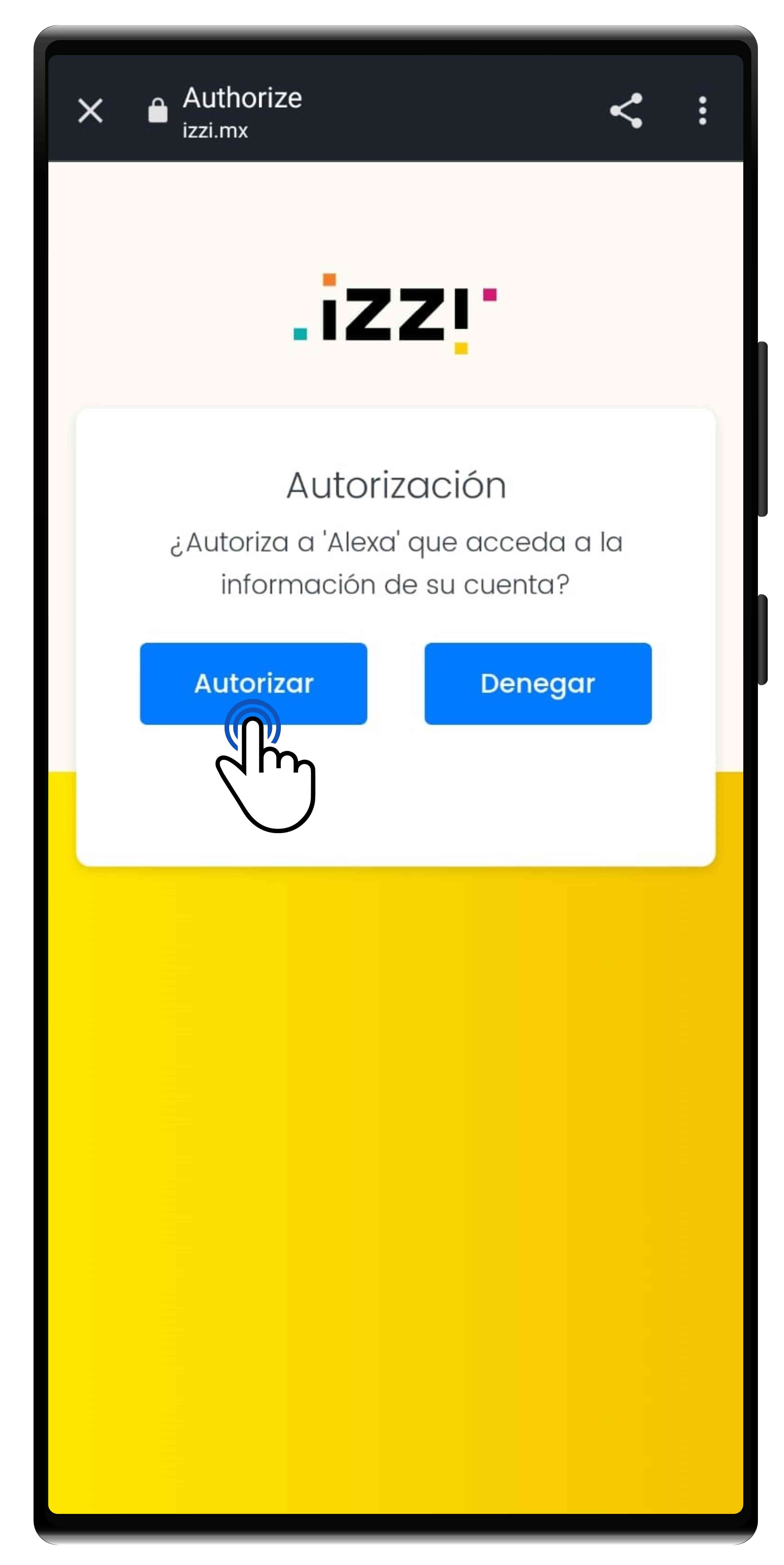 Alexa discount prende amarillo