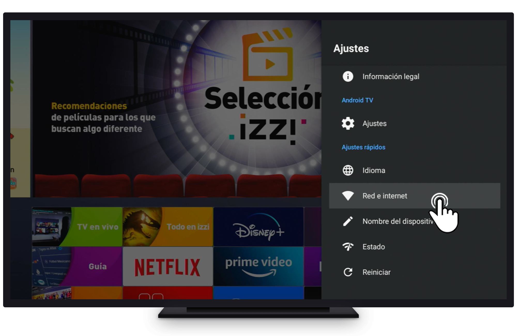 Conecta tu decodificador izzitv Smart a internet – Ayuda izzi