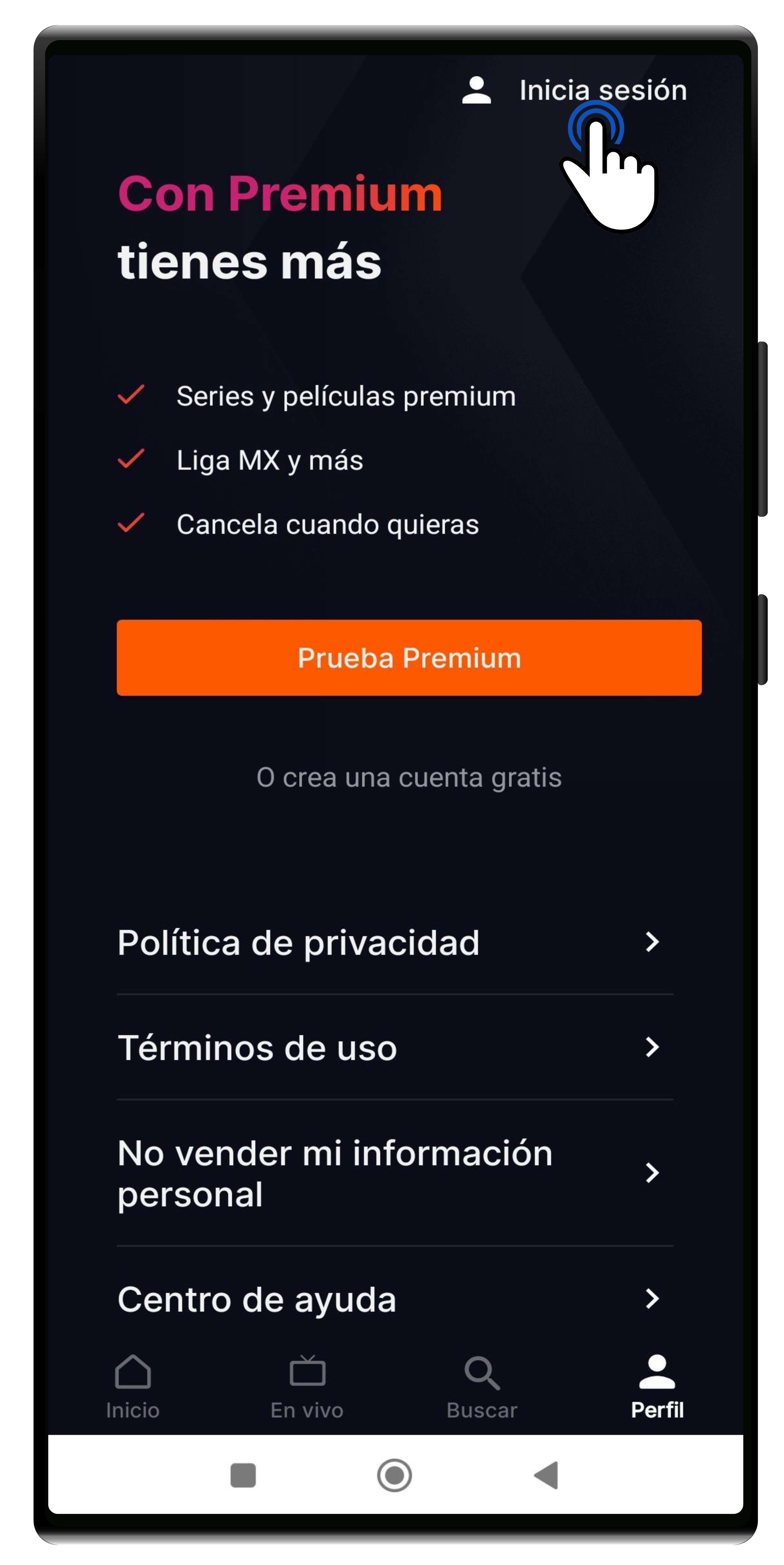 Inicio de sesión ViX – Ayuda izzi